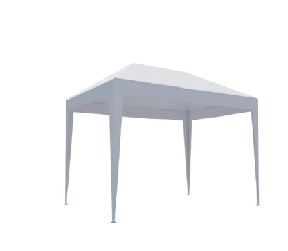 PAVILION ALB CU CADRU DE OTEL, 3 X 2 X 2.4 METRI