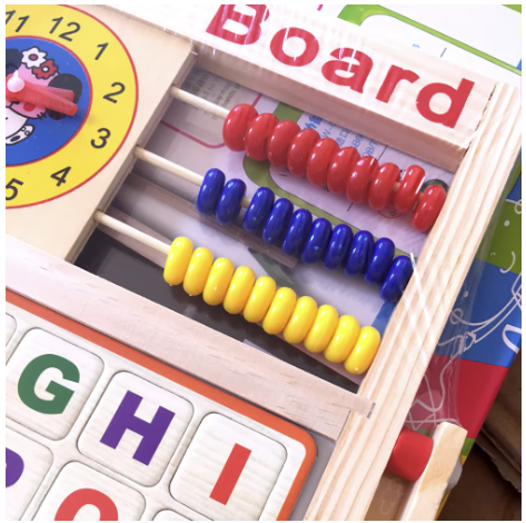 Tabla educativa magnetica pentru copii (40x40)
