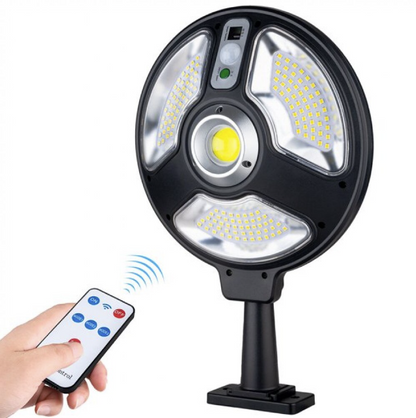 Lampa Solara Rotunda 120LED 1288B SMD 3 Moduri Iluminare + Senzor
