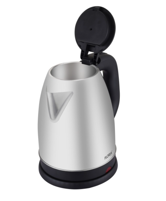 Fierbator electric Floria ZLN4902 Gri, putere 1500W, capacitate 2 L, indicator luminos