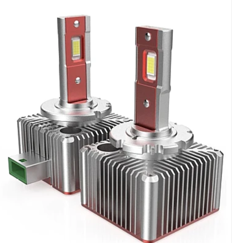 Set 2 becuri auto LED D3S 10000k 110W/set canbus Carcasa