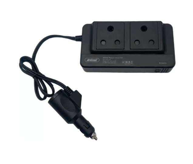 Invertor curent auto 300W 12V/220V USB Q-CC8200