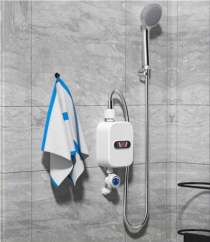 BOILER ELECTRIC INSTANT MULTIFUNCTIONAL PENTRU BAIE, BUCATARIE CU DUS 3 LITRI/MINUT PUTERE 3.5 KW