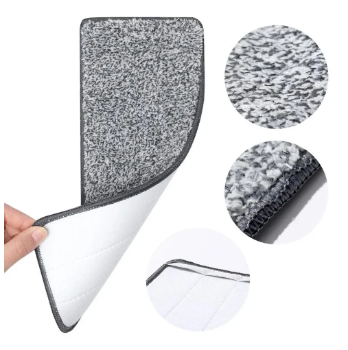 Set 2 rezerve mop plat din microfibra