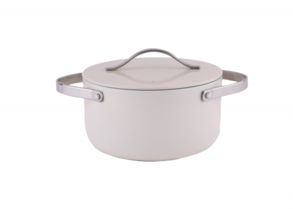 Oala Zilan ZLN0873 din 5 straturi de material, 24 cm diametru, capacitate 5.2l, manere nituite din otel inoxidabil