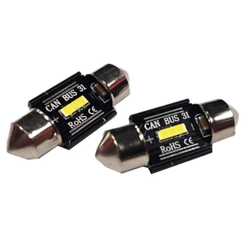 Set 2 Becuri Auto LED Cambus SMD 1860 12-24V C5W