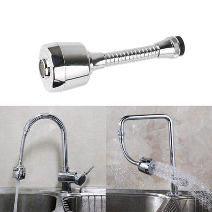 Extensie flexibilă pentru robinet, cu rotație 360° și filtru de apă
