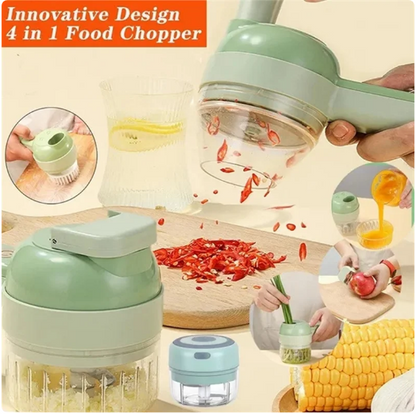 TOCATOR SI MARUNTITOR ELECTRIC PENTRU ALIMENTE SI LEGUME 4 IN 1