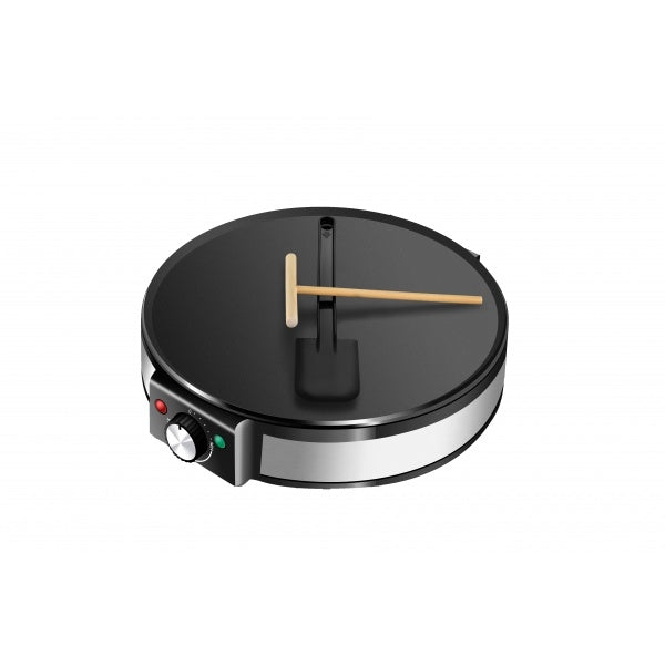Aparat pentru preparat clatite Zilan 1200W, Diametru plita 30cm, Temperatura ajustabila