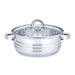 Oala cu capac Floria ZLN-4106, Inox, 24 x 9 cm, 3 L