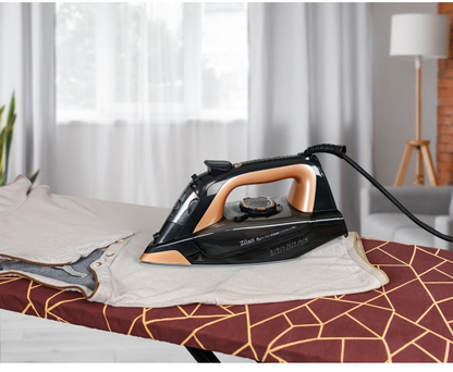 Fier de calcat profesional Aurum, Zilan ZLN4247, putere 3300W, auto-oprire, functie de auto-curatare
