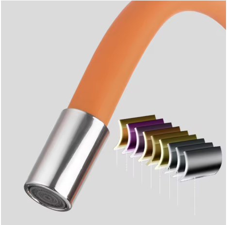 Set 2 x Prelungitor Flexibil Tip Furtun pentru Robinet 50 CM