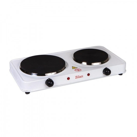 Plita electrica Dubla, ZLN-2180, 49 x 30 x 9 cm, 2500W, termostat reglabil