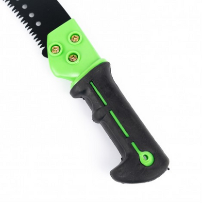 Fierastrau curbat negru cu carlig si maner verde Lider MX788 40CM