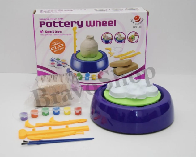 Roata Olarului, set olarit, jucarie educationala, creativa pentru copii