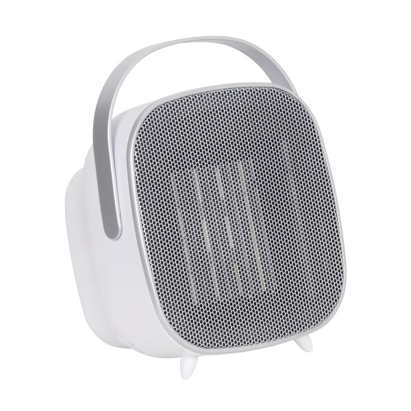 Aeroterma ceramica Zilan Alba cu maner de portabilitate, putere 1500W, timer