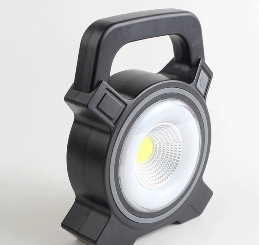 Lanterna cu incarcare solara cu maner LED COB, USB, 300 lumeni