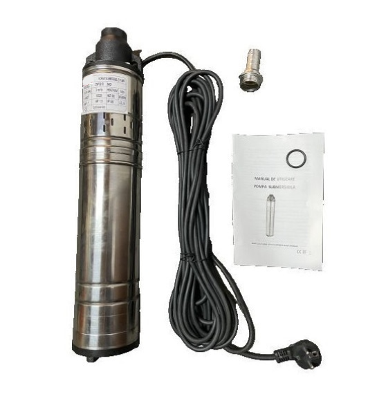 Pompa apa submersibila QGD3 Tun Inox FARA PLUTITOR 1.1KW 140M