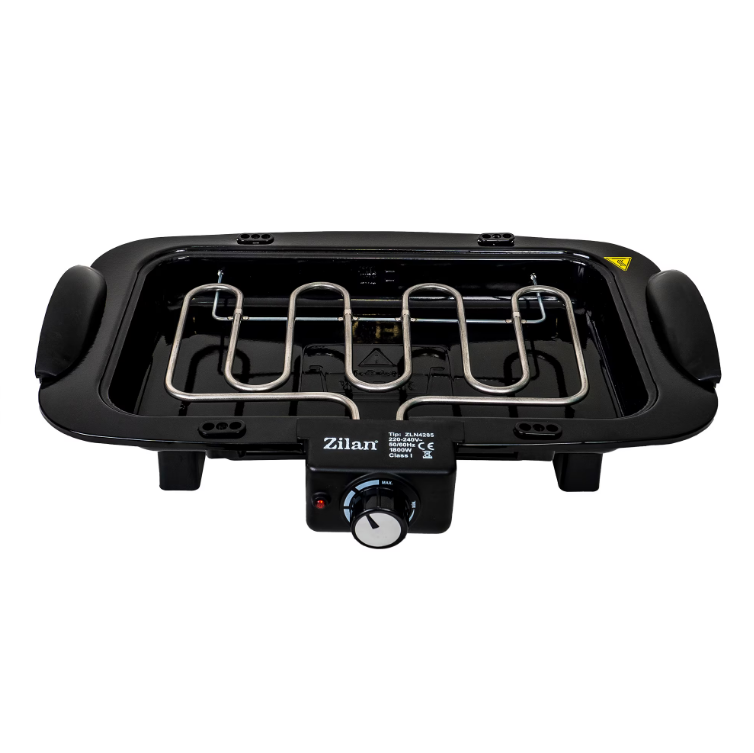 Gratar electric Zilan ZLN4285 Negru, putere 1800W, termostat ajustabil
