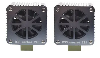 Set 2 Becuri D3s Auto LED 6500k 110W/Set Canbus Carcasa Neagra