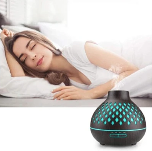 Difuzor de aromaterapie cu telecomanda rezervor 400ml