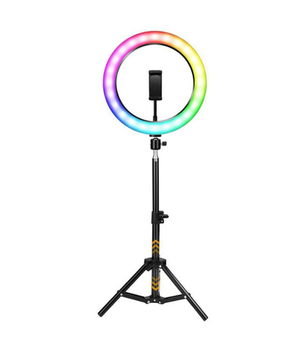 Lampa circulara profesionala LED Ring Light RGB Andowl Q MG34