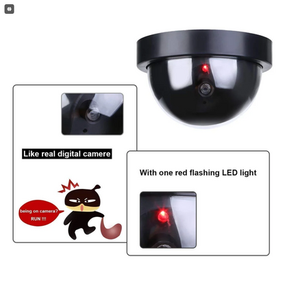 Camera supraveghere video FALSA interior-exterior cu led indicator rosu