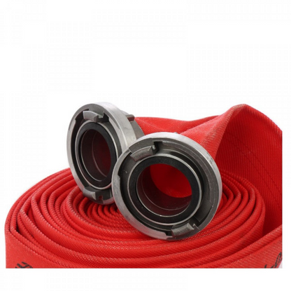 Furtun pompier 2'' 20M 8 BARI ROSU cu cuple PREMIUM LIDER MX956