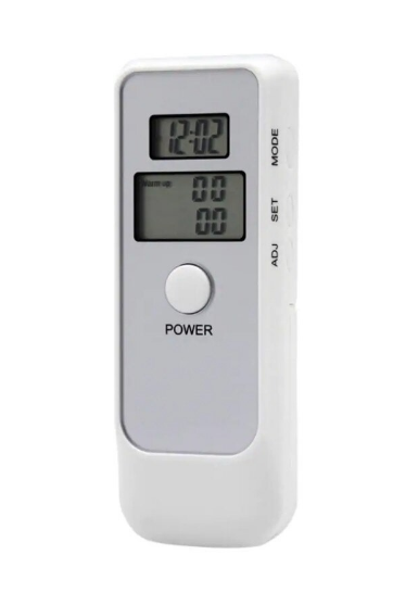 ALCOOL TESTER - ETILOTEST CU DISPLAY LCD , TERMOMETRU SI CEAS PREMIUM QUALITY