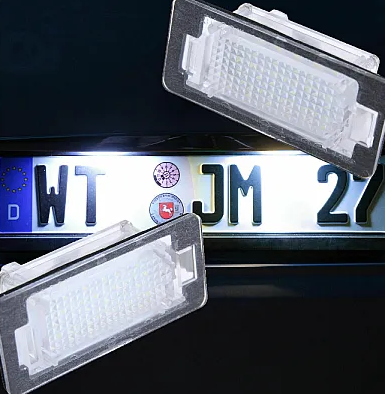 Set 2 lampi numar LED pentru BMW seria 1 3 5 F10 F11 E39 E60 E61 X1 E84 F48 X3 F25 X4 X5 X6 E90 E91