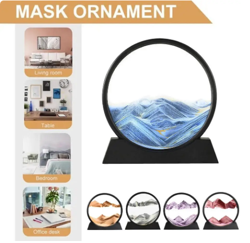 Clepsidra decorativa cu nisip miscator 25 cm