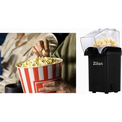 Aparat Pentru Popcorn Zilan Putere 1200W, sistem cu jet de aer cald