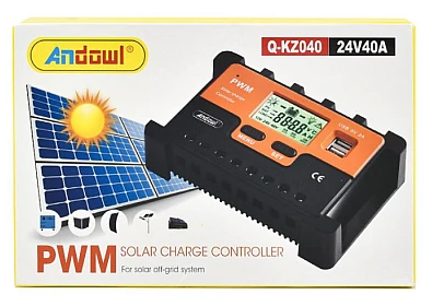 Controler de incarcare Andowl QKZ040 40A 12/24V PWM