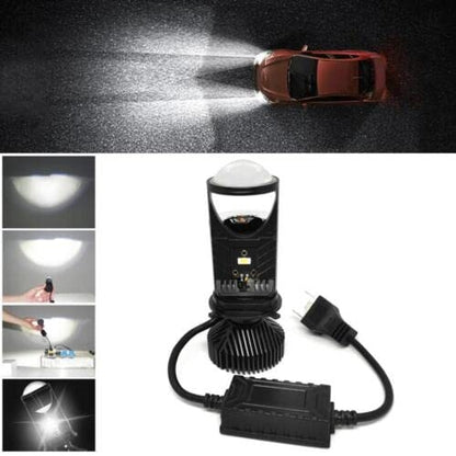 Set 2 Lampi H4 Led Y6 cu doua faze putere 90W temperatura 5500K