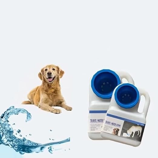 Recipient apa portabil pentru animale de companie, capacitate 3L