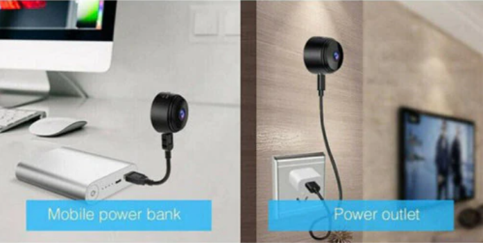 Mini Camera Spion iUni A9, Wireless, VGA 480P, Audio-Video, Night Vision
