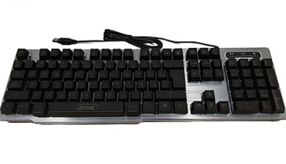 Set tastatura si mouse gaming Andowl QK809 USB iluminare RGB