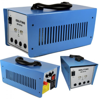 KIT CU PANOU SOLAR CU ACUMULATOR INTERN - IESIRE 220V, PUTERE 100W