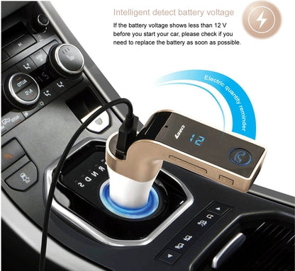 Modulator FM AUTO G7 cu bluetooth, citire USB si microSD,MP3 PLAYER