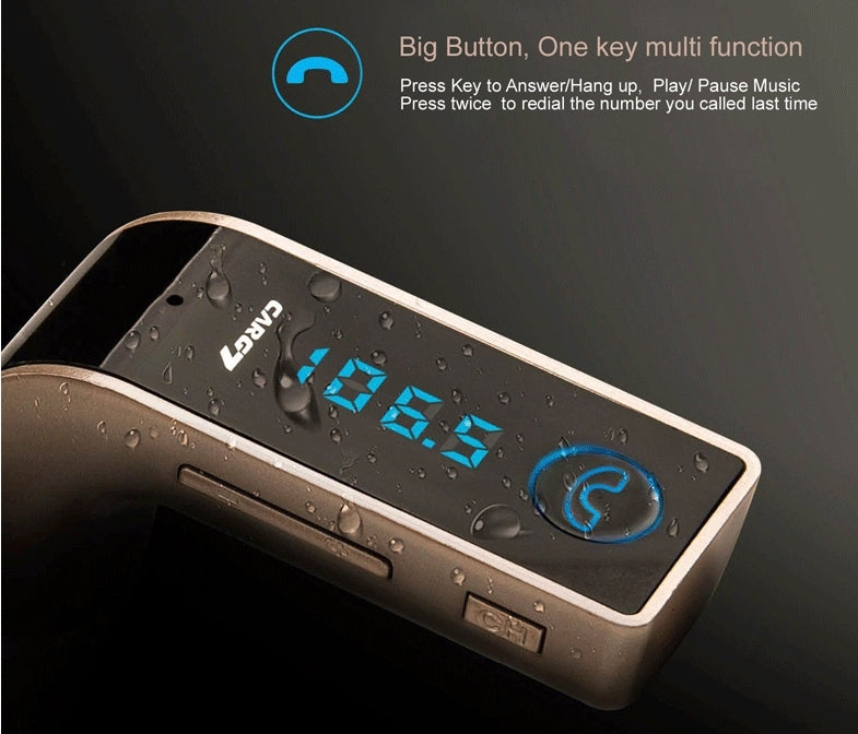 Modulator FM AUTO G7 cu bluetooth, citire USB si microSD,MP3 PLAYER