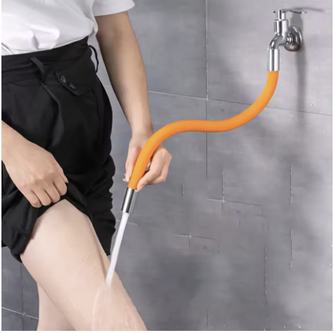 Set 2 x Prelungitor Flexibil Tip Furtun pentru Robinet 50 CM