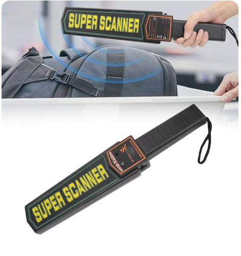 Detector de metale, Super Scanner, Negru