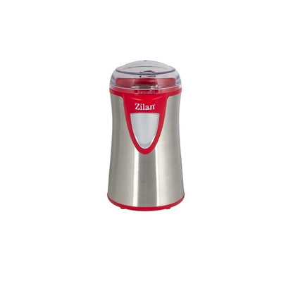 Rasnita cafea electrica, Zilan ZLN-8013, 150 W, inox, cutite macinare otel inoxidabil
