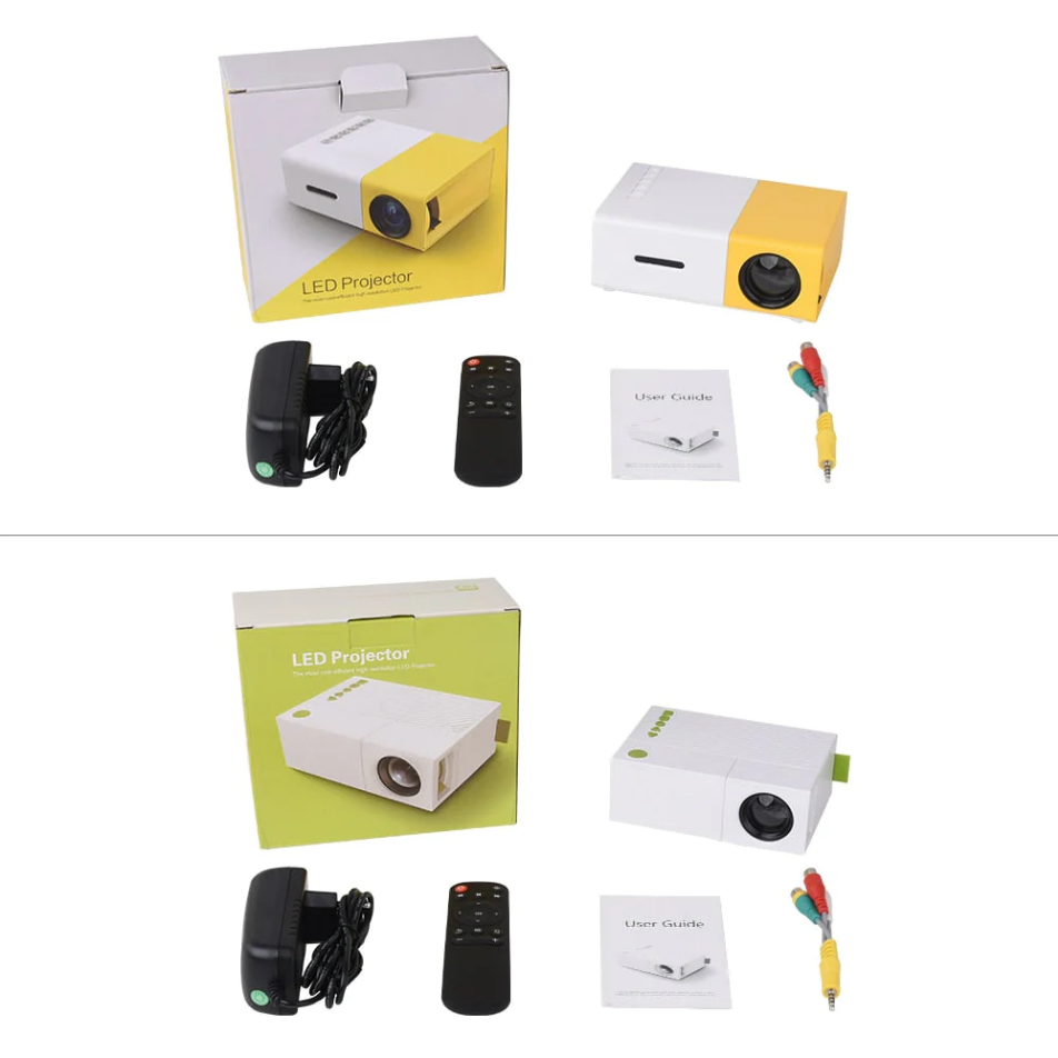 Video Proiector Mini Portabil LED 1080P Full HD