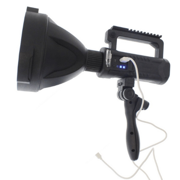 Lanterna Proiector reincarcabil USB, cu adaptor auto si adaptor USB, diametru 15.5 cm, lungime 31 cm, ultra-luminos