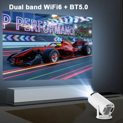 Proiector LCD HD LED cu Difuzoare Incorporate Alb