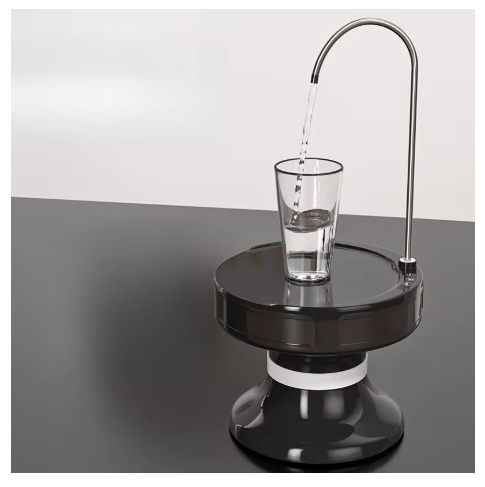 Dispenser automat pentru apa cu suport pentru pahar