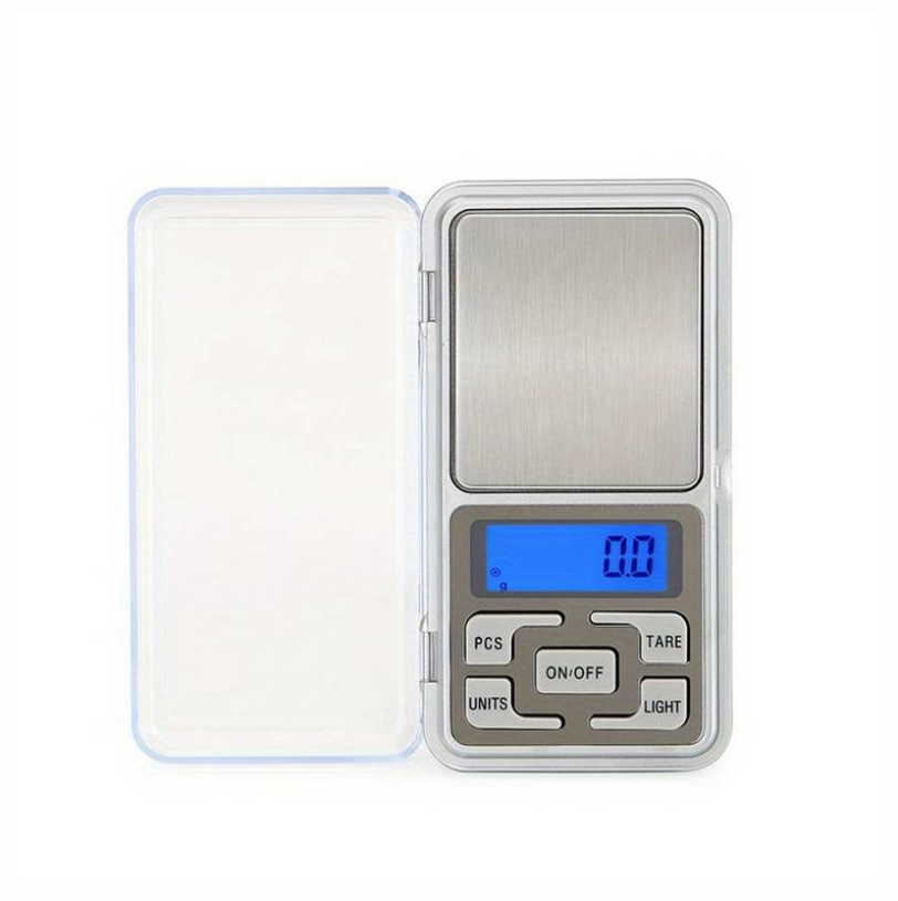 CANTAR DIGITAL PRECIZIE 0.1G, CAPACITATE 500GR, ECRAN LCD, ILUMINAT ALBASTRU.