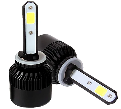 Set 2 Becuri Led H3 Auto R6 80W - 4000Lm - 6000k