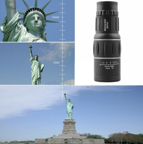 Monocular, putere 16x52, 66m/8000 M